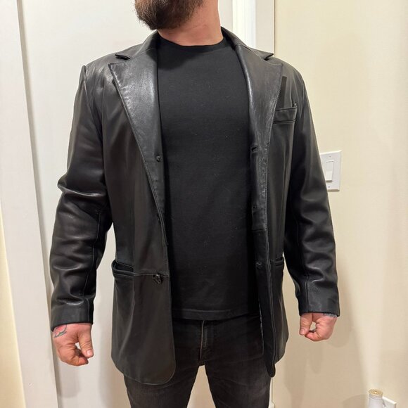 Trek Other - VINTAGE Y2K Leather Sports Jacket